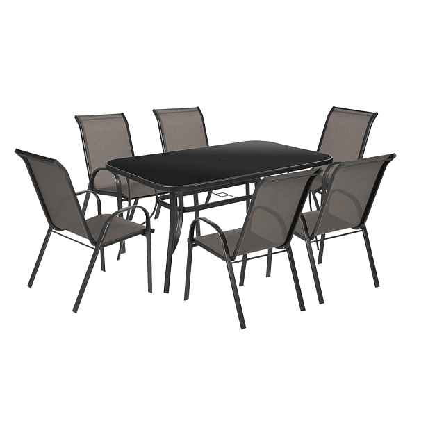 Garden King Zahradní sestava - stůl + 6 křesel FREDDO
