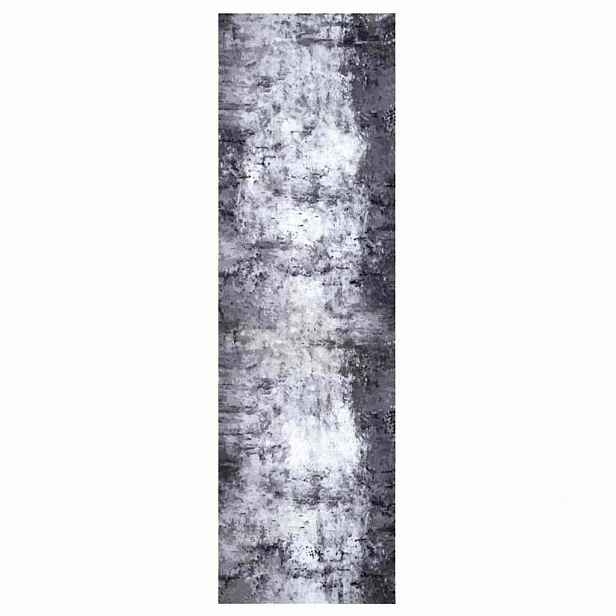 vidaXL Kuchyňský koberec Šedá 150 x 45 cm samet