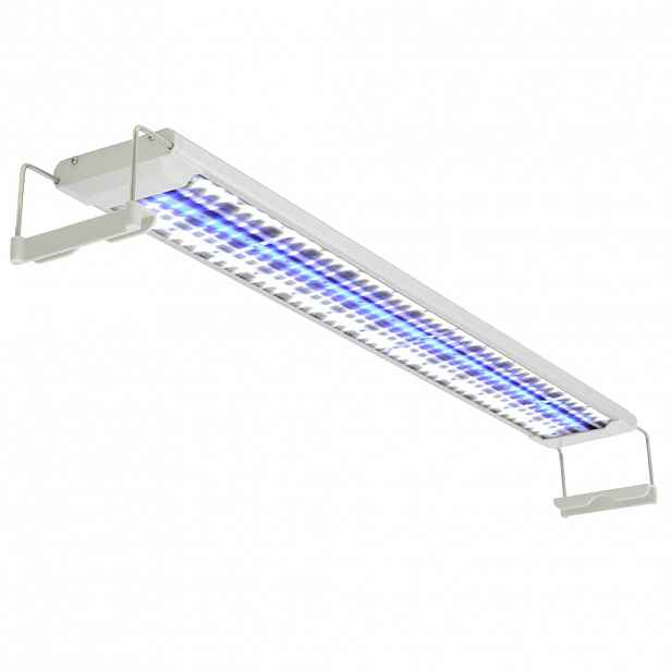 vidaXL LED akvarijní lampa 80–90 cm hliník IP67