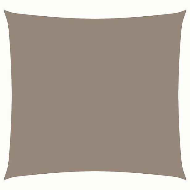 vidaXL Stínící plachta oxfordská látka čtvercová 5 x 5 m taupe
