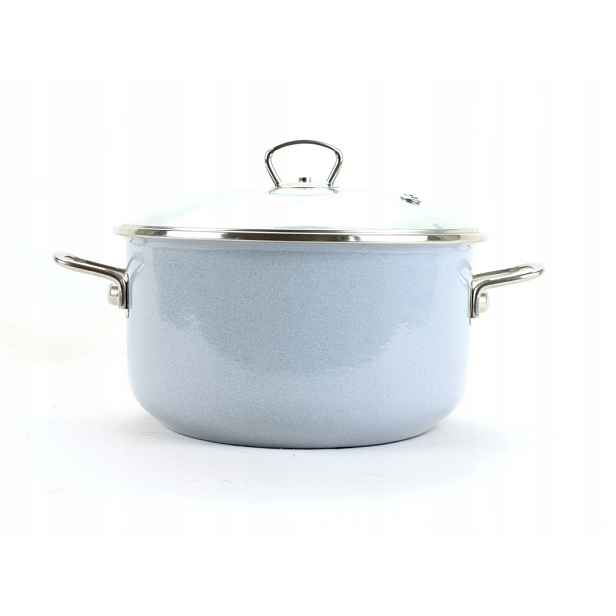 Belis Smaltovaný hrnec Premium bledě modrý 20 cm, 3,5 l