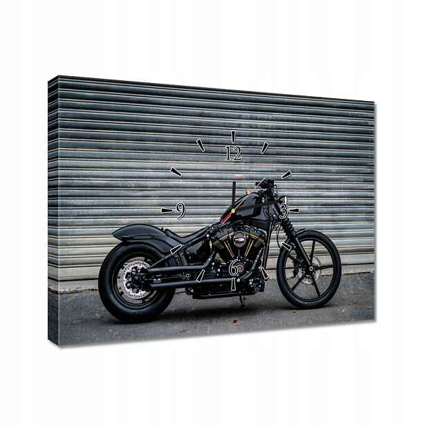 Nástěnné hodiny 60x40 Motor Motocykl