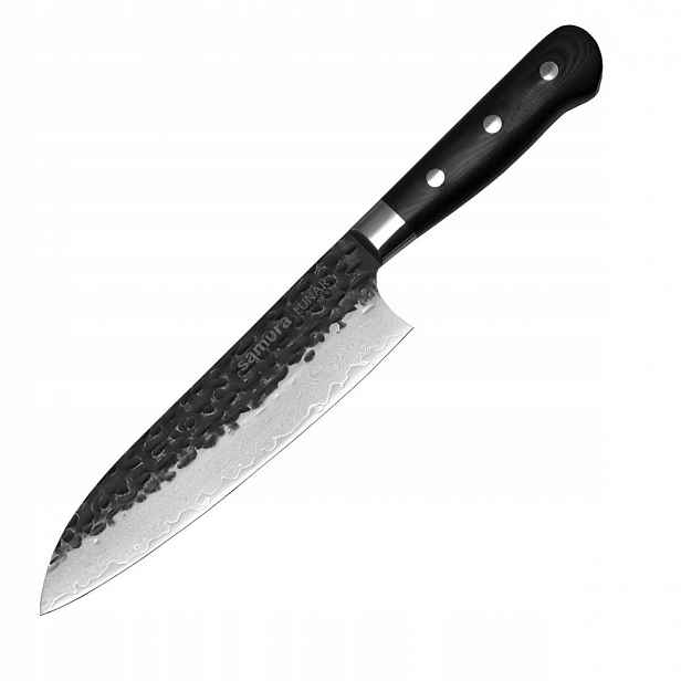 Nůž santoku Samura Pro-S Lunar 18 cm Damascus VG-10, 67 vrstev, G-10
