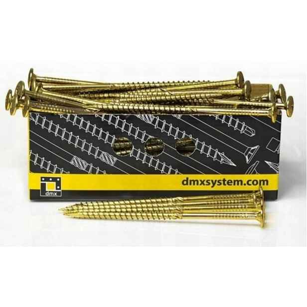 Tesařské Vruty Do Dřeva 8x320 Torx Talířová Hlava Podložková 50 Ks.