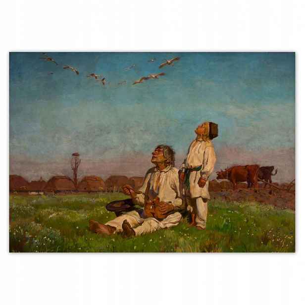 Fototapety 208x146 Józef Chełmoński Čápi