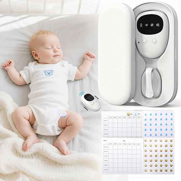 Alarm Nočního Probuzení Namáčení Učení Se Používat Nočník Bezpečný