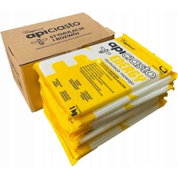 Apiciasto Energy 10x1kg těsto krmivo pro včely 10 ks x 1 kg