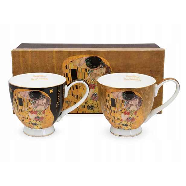 Sada Jumbo porcelánových hrnků Gustav Klimt 500 ml