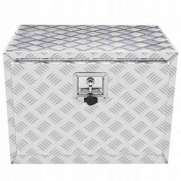 Hliníková skříň 61x36x41 cm voděodolná box na nářadí se zámkem