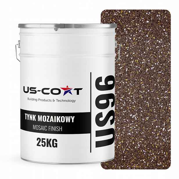 Mozaiková Omítka Mozaika 25 Kg Hnědá Tmavá M63 Ozdobná Pryskyřičná Fasáda