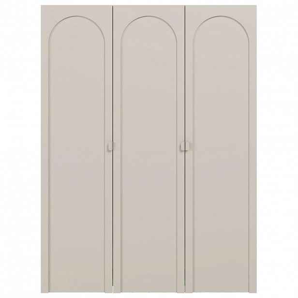 Selsey ŠATNÍ skříň Arkadia kašmírově šedá, 3dveřová, 150 cm