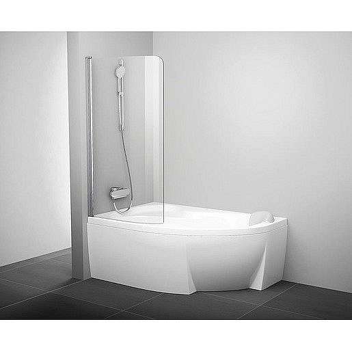 Vanová zástěna Ravak Rosa 150x140 cm Bright Alu 7QLM0C00Y1