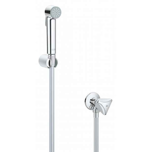 Grohe Tempesta - Nástěnný rohový ventil s ruční bidetovou sprškou, chrom 26357000