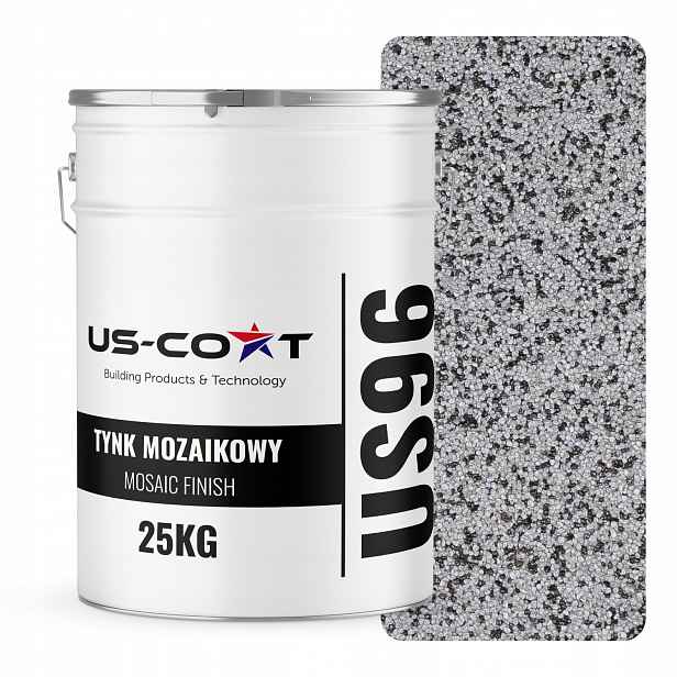 Mozaiková Omítka Mozaika 25 Kg Šedá M34 Ozdobná Pryskyřičná Fasáda