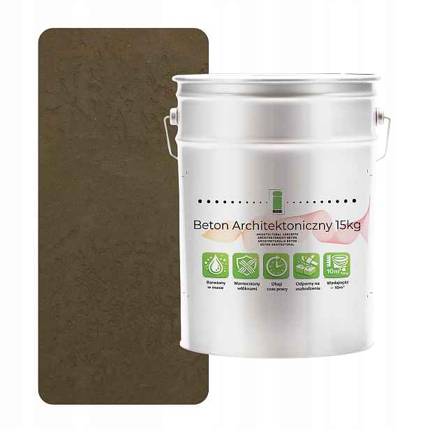Vnitřní architektonický beton 15 kg Khaki Tmavý F456 Loftový efekt