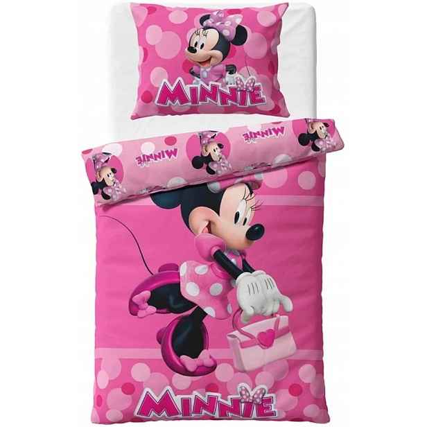 Bavlněné ložní povlečení Minnie Mouse Módní ikona