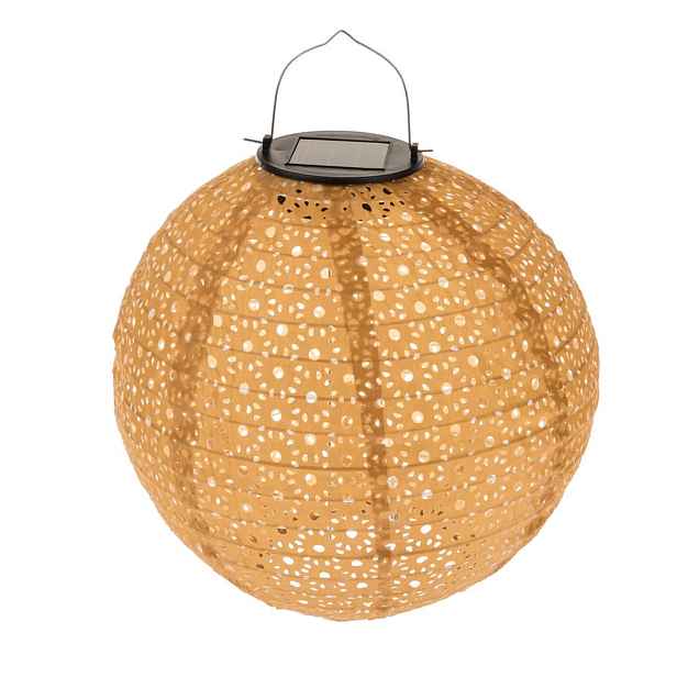 LED závěsné solární venkovní svítidlo ø 25 cm Luce – Dakls