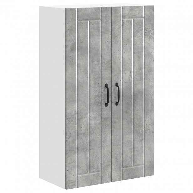 vidaXL Nástěnná skříňka LUCCA Betonově šedá 60 x 31 x 100 cm