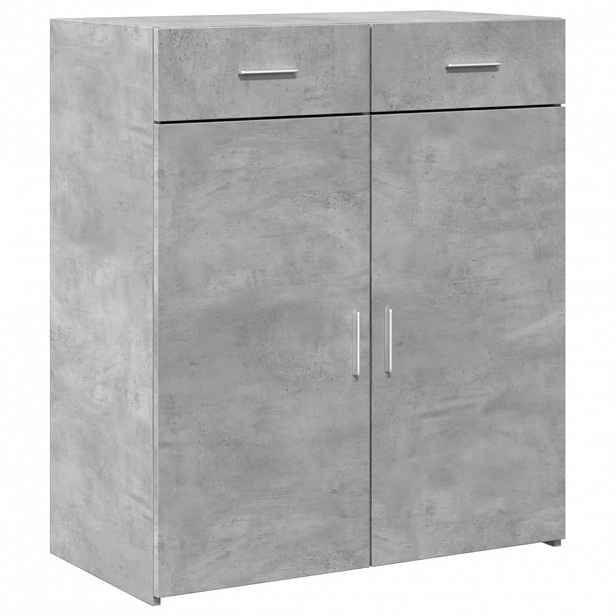 vidaXL Příborník betonově šedý 80 x 42,5 x 93 cm kompozitní dřevo