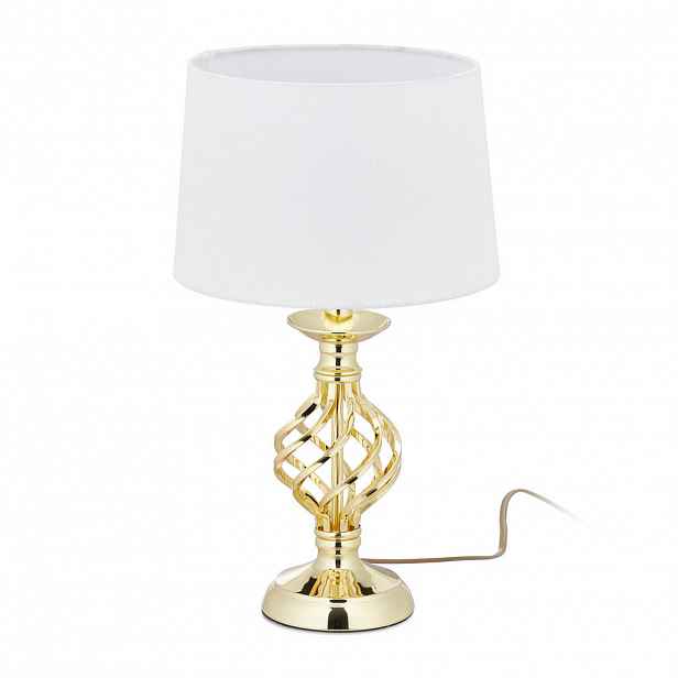 Relaxdays LAMPA Zlatá stolní dotyková stmívatelná 3 stupně E14