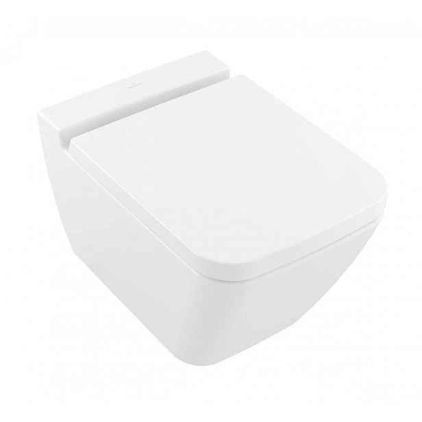Villeroy & Boch Finion - Závěsné WC, DirectFlush, CeramicPlus, Stone White 4664R0RW