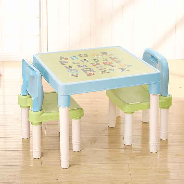 Dětská sasa stolečku a židliček Balto 3 ks, modrá