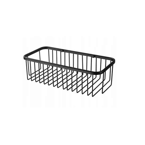 Sprchový koš 30 cm vysoký černý Mat Stella Classic