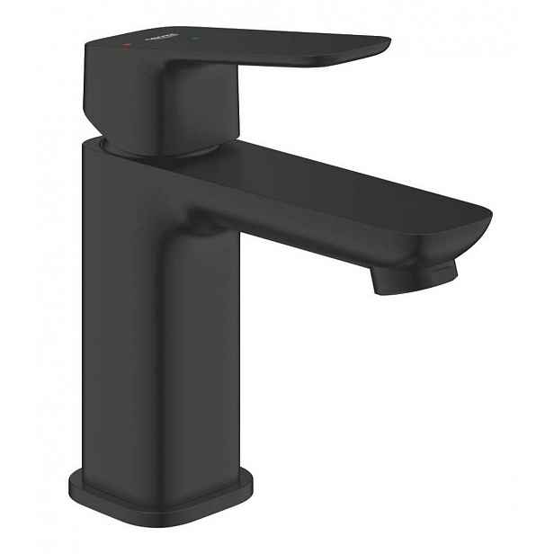 Umyvadlová baterie Grohe Cubeo s clic-clacem černá matná 1017322430