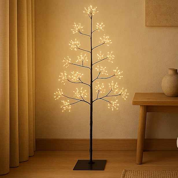 Vánoční Stromeček Led 125cm Vánoční Dekorace Vánoční Osvětlení Na Stromeček