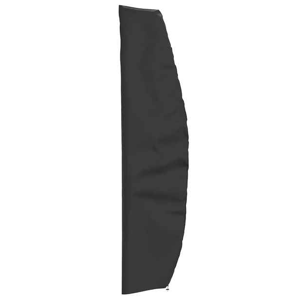 vidaXL Plachta na zahradní slunečník černá 265x50/70/40 cm 420D oxford