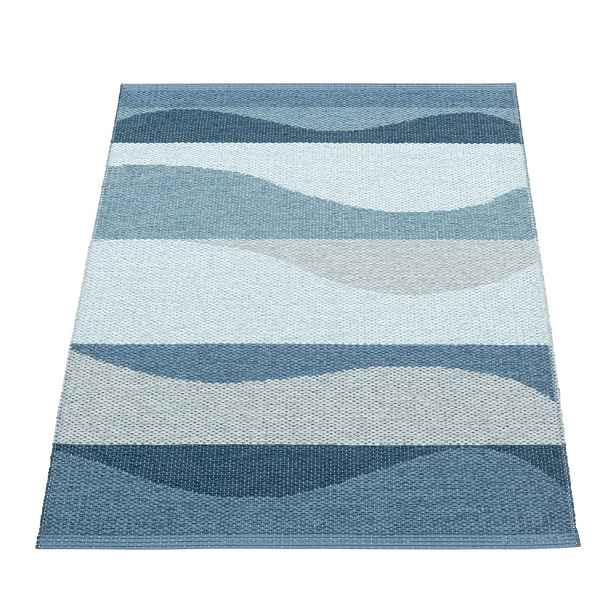 Modrý vnitřní a venkovní koberec 70x100 cm Urvi Water – Pappelina