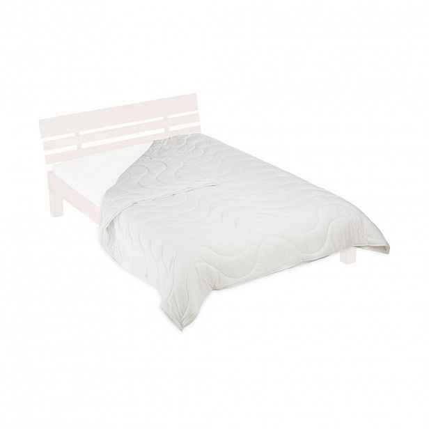 Relaxdays PŘIKRÝVKA Bílá 4-roční období 2-dílná Polyester 200x220cm