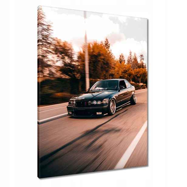 Černé obrazy 60x80 Bmw Auta