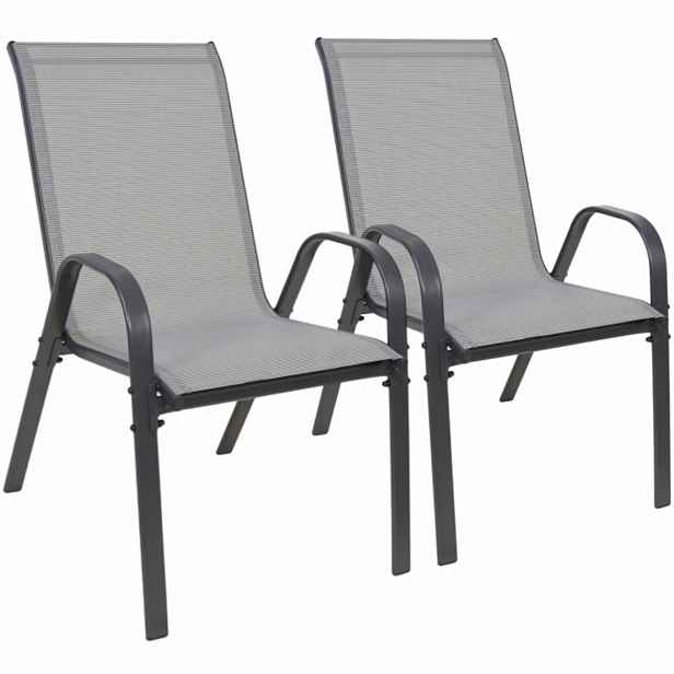 Set židlí Stela 55 x 70 x 92 cm, 2 ks, 2 ks, šedá