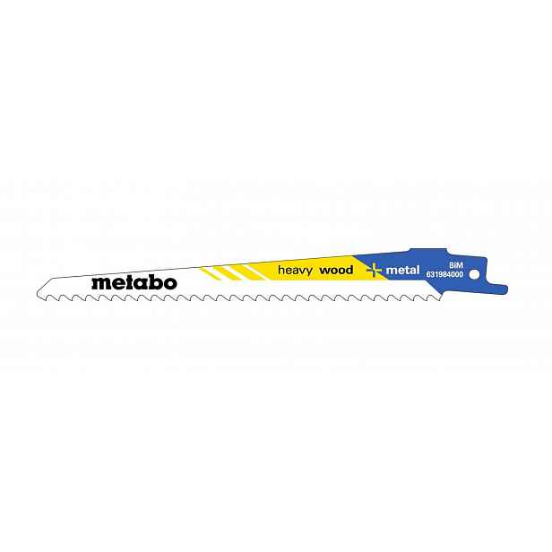 Metabo - Sada pilových plátků 5,1 TPI, délka 150 mm, 5 ks 631984000