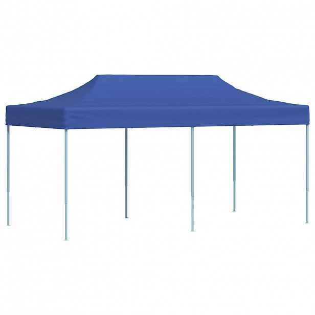 vidaXL Rozkládací stan nůžkový 3 x 6 m modrý