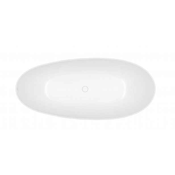 Villeroy & Boch Antao - Volně stojící vana, 170x75 cm, Quaryl, Stone White UBQ170TAO7TV-RW