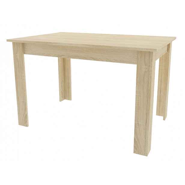 AKCE Jídelní stůl s deskou v dekoru dub sonoma UMEKO 120x80 II. jakost