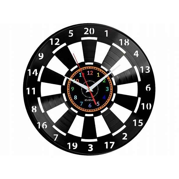 Darts Dekorativní Nástěnné Hodiny Moderní Vinylová Deska Jako Dárek