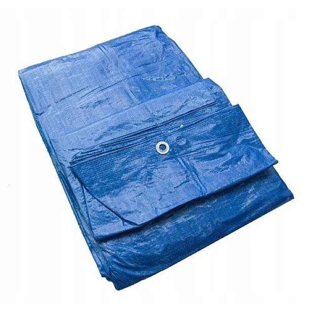 modrá plachta – Bradas – 20 x 10 m – silná plachta 60 g, zesílená, silná