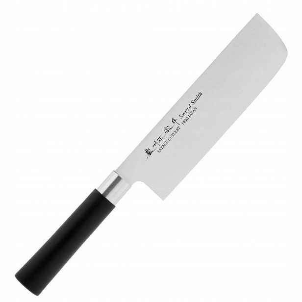 Satake Saku Japonský ostrý Nůž Nakiri Sekáček na sekání 56HRC 17 cm