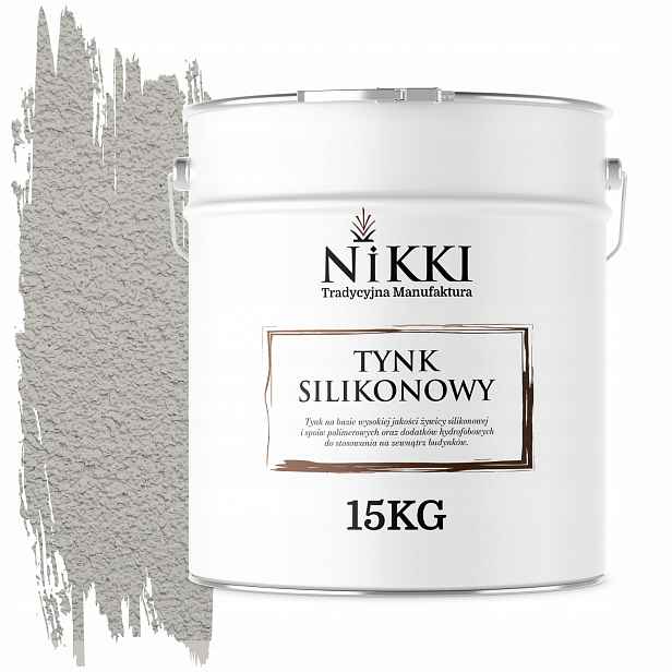 Silikonová Fasádní Omítka Šedá Popelavá F292 15KG Granulace 1.0mm