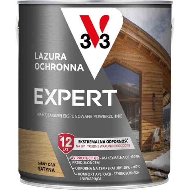 V33 Ochranná Lazura Expert 12 Let 5 L Palisandr