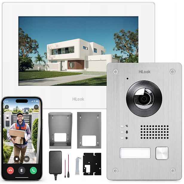 WiFi 2-žilový videodomofon HiLook od společnosti Hikvision Aplikace Furtka Brána