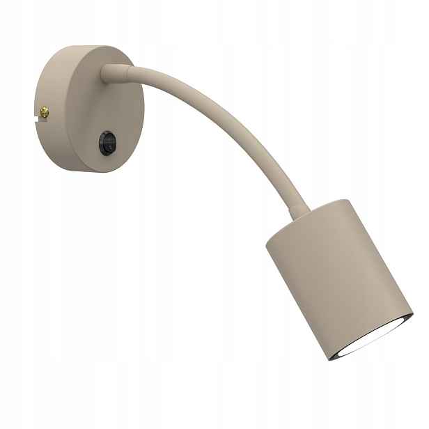 Luminex Arden nástěnné svítidlo béžové nastavitelné s vypínačem 1xGU10