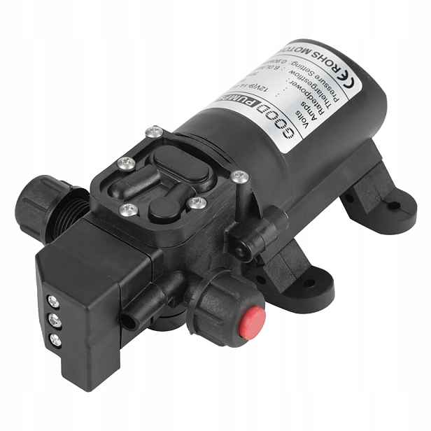 Membránové Čerpadlo 12 V 0,9 Mpa 6 L/min Samonasávací 70 W