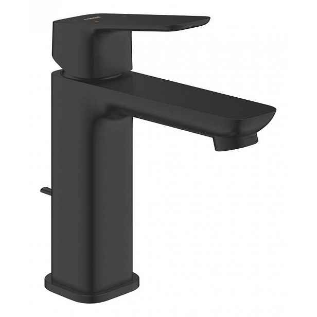 Umyvadlová baterie Grohe Cubeo s výpustí černá matná 1017492430