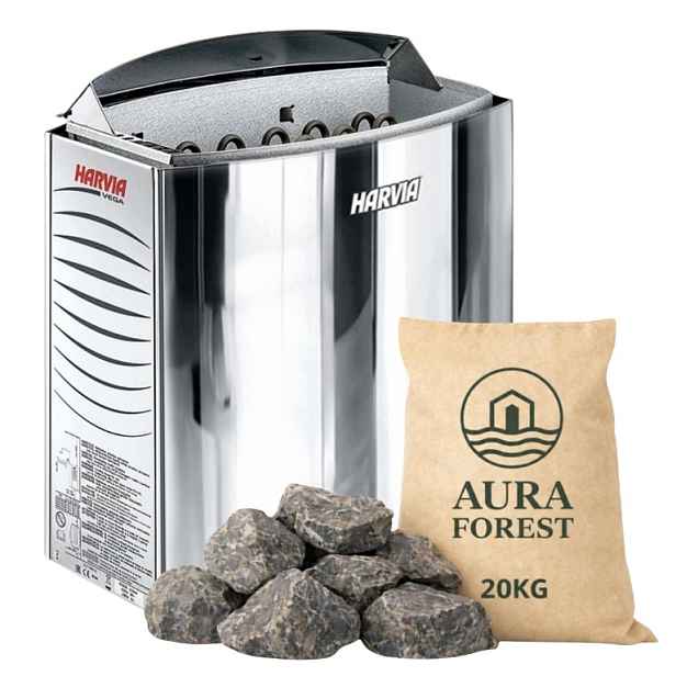 Kamna Harvia Vega BC90E 9 kW kameny 20 kg 8-14 m3