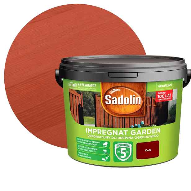 Sadolin Garden Impregnat Na Zahradní Dřevo Cedr 9L