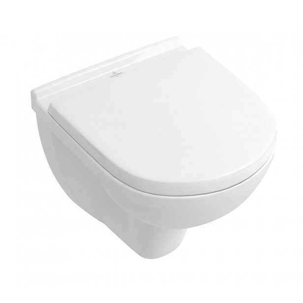 Villeroy & Boch O.novo - Závěsné WC Compact, CeramicPlus, alpská bílá 568810R1